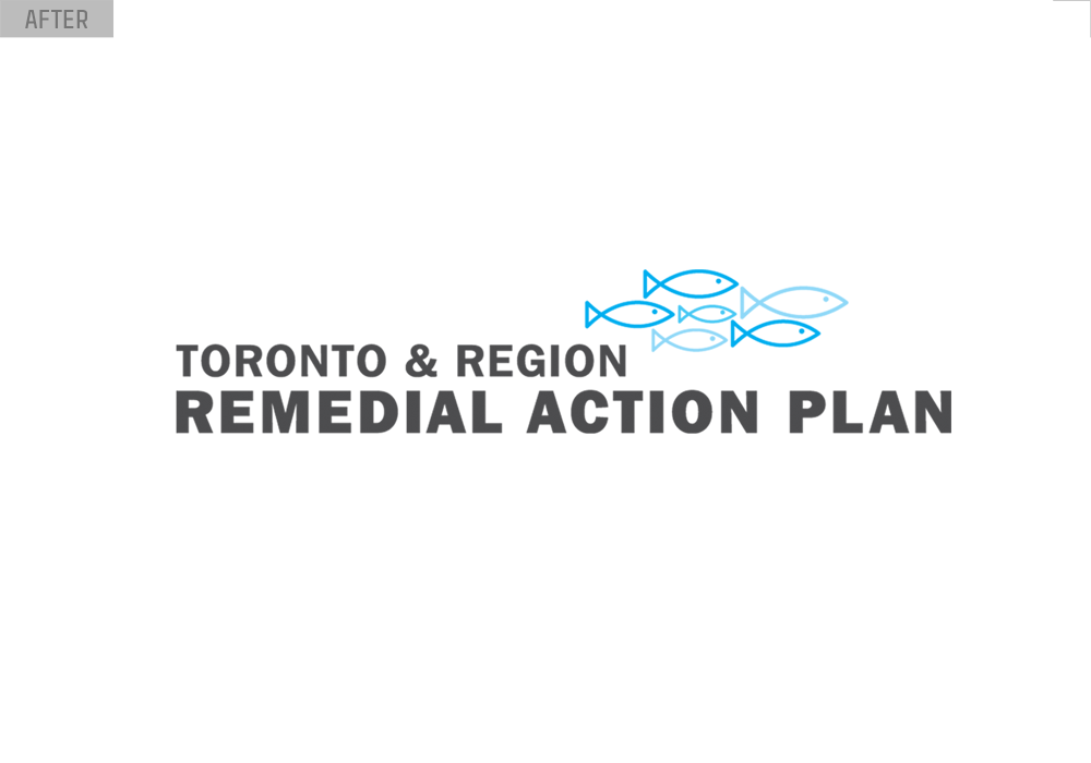 Toronto & Region Remedial Action Plan (TorontoRAP) logo, after redesign.